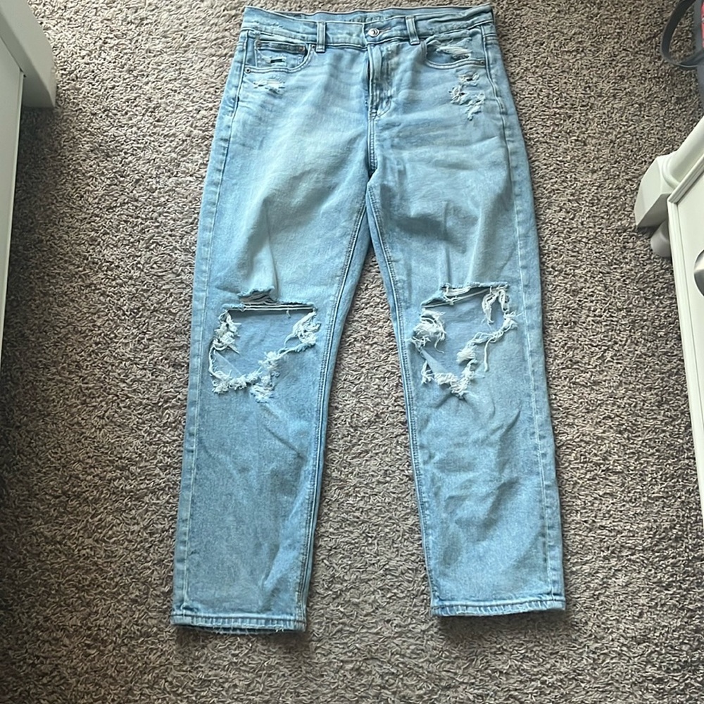 American Eagle Ankle Straight Jeans 8